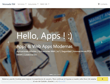 Tablet Screenshot of nomada.com.mx