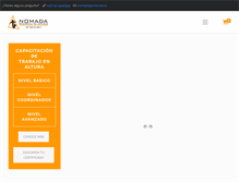 Tablet Screenshot of nomada.com.co